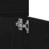 vidaXL Bathroom Cabinet Black Oak 90 x 38.5 x 46 cm Engineered Wood