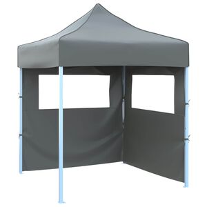vidaXL Party Tent Folding Anthracite 200 x 200 x 315 cm Oxford Fabric