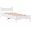 vidaXL Bed Frame with Drawers White 90x200 cm Solid Wood Pine