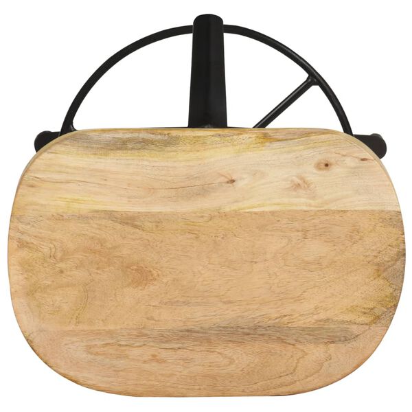 vidaXL Bar Stools 2 pcs 52 cm Solid Mango Wood