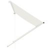 vidaXL Retractable Awning 200x150 cm Cream