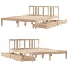 vidaXL Bed Frame without Mattress 120x200 cm Solid Wood Pine