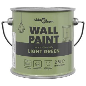 vidaXL Wall Paint Green 16.5 x 16.5 x 15.9 cm Wall Print