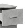 vidaXL Sideboards 2 pcs Concrete Grey 59x39x80 cm Engineered Wood