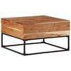 vidaXL Coffee Table 68x68x41 cm Solid Acacia Wood