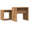 vidaXL Nesting Coffee Tables 2 pcs Artisan Oak Engineered Wood