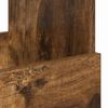 vidaXL Magazine Rack Smoked Oak 35 x 30 x 45 cm