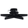 vidaXL Christmas Tree Stand Black 47x47x13.5 cm