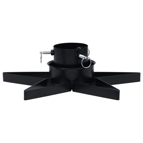 vidaXL Christmas Tree Stand Black 47x47x13.5 cm