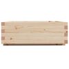 vidaXL Garden Planter 70x70x26.5 cm Solid Wood Pine