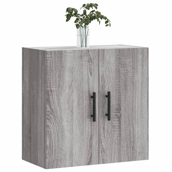 vidaXL Wall Cabinet Grey Sonoma 60x31x60 cm Engineered Wood