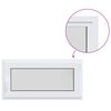 vidaXL Basement Window Internal Colour White RISOR 105 x 55 cm