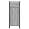 vidaXL Bathroom Cabinet Grey Sonoma 40 x 30 x 100 cm Engineered Wood