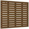vidaXL Wall Headboard Honey Brown 126x3x91.5 cm Solid Wood Pine