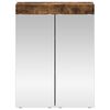 vidaXL Bathroom Mirror Cabinet TULUM Smoked Oak 60 x 16.5 x 78 cm