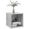 vidaXL Wall Cabinet Concrete Grey 37x37x37 cm Engineered Wood