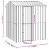 vidaXL Bird Cage Anthracite 215 x 210 x 247 cm Galvanised steel