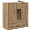 vidaXL Sideboard with Drawers and Doors Artisan Oak 70.5x34x74.5 cm