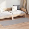 vidaXL Area Rugs Rectangular LUGO Cream and Taupe 200 x 80 cm