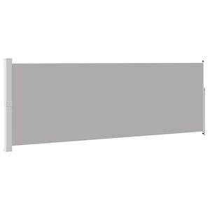vidaXL Retractable Side Awning 160 x 500 cm Grey