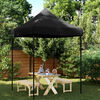 vidaXL Party Tent Folding Black 200 x 200 x 306 cm Oxford Fabric