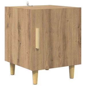 vidaXL Bedside Cabinet Artisan Oak 40 x 40 x 50 cm Engineered Wood