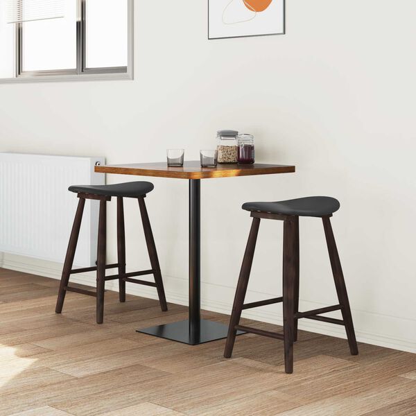 vidaXL Dining Chairs 2 pcs Light Brown 46 x 37 x 63 cm