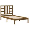 vidaXL Bed Frame without Mattress Honey Brown 90x190 cm Single Solid Wood