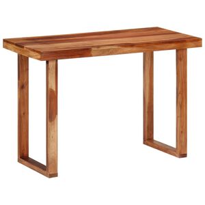 vidaXL Dining Table 110x50x76 cm Solid Wood Acacia