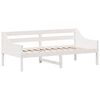 vidaXL Day Bed without Mattress White 90x190 cm Single Solid Wood Pine