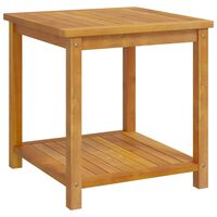 vidaXL Side Table Solid Acacia Wood 45x45x45 cm