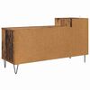 vidaXL TV Cabinet Old Wood 100 x 35 x 55 cm Engineered Wood
