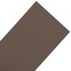 vidaXL Garden Edgings 2 pcs Brown 10 m 20 cm Polyethylene