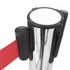 vidaXL Retractable Belt Barrier 200 cm Red