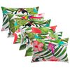 vidaXL Cushion Cover 6 pcs HEERLEN Multicolour 30 x 50 cm Polyester
