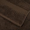 vidaXL Premium Bath Towels "SOLUND" 10 pcs Brown 100x150 cm 600 gsm
