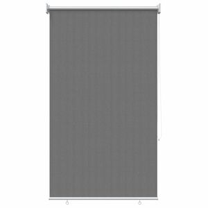 vidaXL Outdoor Roller Blind 90% UV Block Light Grey 100 x 230 cm HDPE
