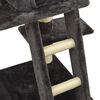 vidaXL Cat Tree with Sisal Scratching Posts Dark Grey 122 cm