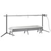 vidaXL Automatic Barbecue Grill and Tray Set Stainless Steel