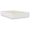 vidaXL Bed Frame with Headboard White 160 x 200 cm Engineered Wood