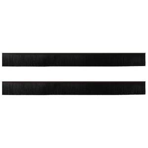 vidaXL Self-adhesive Door Brush Seals 2 pcs 100 cm Aluminium Alloy