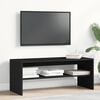 vidaXL TV Cabinet Black 100x40x40 cm Engineered Wood