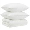 vidaXL 90% Goose Down Duvet Set FULDA 3 pcs 200 x 220 cm All Seasons