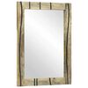 vidaXL Bathroom Mirror with Mirror Brown 70 x 50 x 2.5 cm