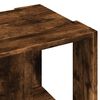 vidaXL Coffee Table Smoked Oak 32x32x30 cm Engineered Wood