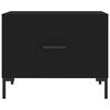 vidaXL Coffee Table Black 50x50x40 cm Engineered Wood