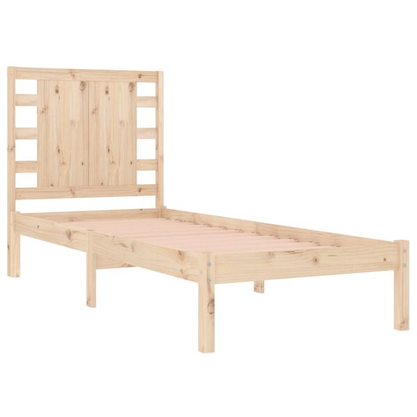 vidaXL Bed Frame without Mattress 90x200 cm Solid Wood Pine