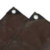 vidaXL Tarpaulin 650g / m² Brown 5 x 7 m Canvas with PVC Coating