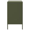 vidaXL Bedside Cabinets 2 pcs Olive Green 36x39x68 cm Steel