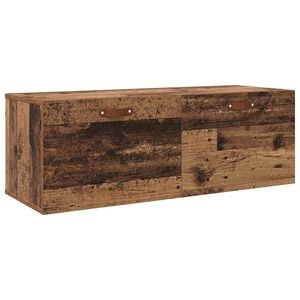 vidaXL Wall-Mounted Cabinet 100 x 36.5 x 35 cm Engineered Wood